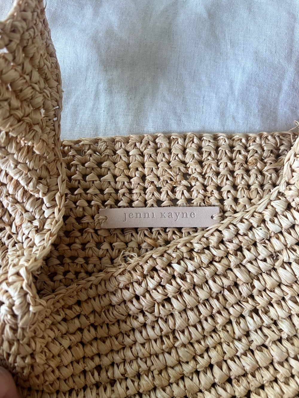 Jenni Kayne Raffia crossbody Bag NWOT - Picture 2 of 2